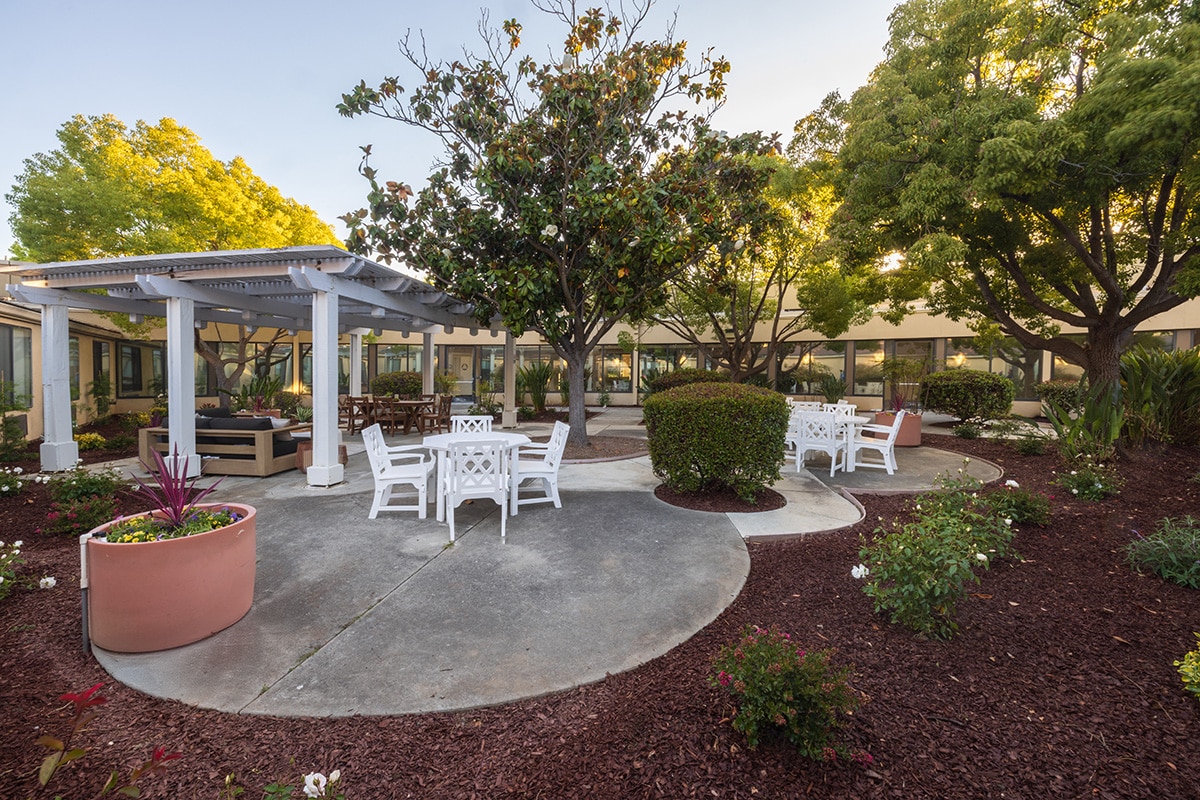 The courtyard at Sunnyvale Gardens