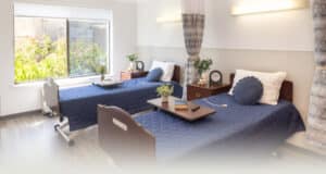 A semi private bedroom at Sunnyvale Gardens